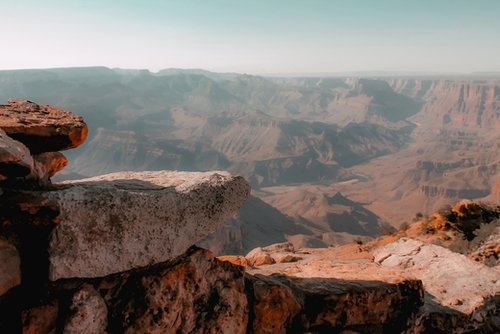 Desert view in summer at Grand Canyon national park USA Mural by Timmy333