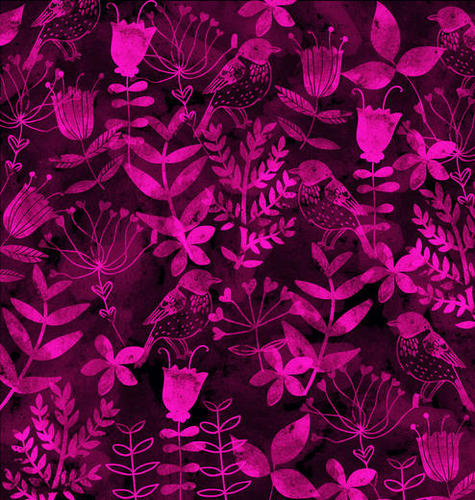 Abstract Botanical Garden X 0.2 Mural by Amir Faysal