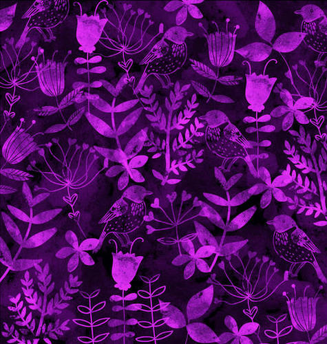 Abstract Botanical Garden X 0.1 Mural by Amir Faysal