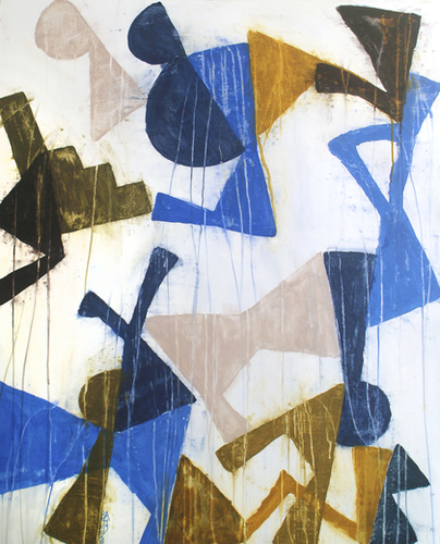 Composition 4 Mural by Jean-Noël Bachès