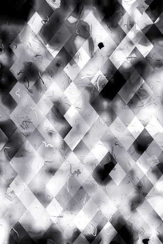 geometric square pixel pattern texture abstract art background in black and white Mural by Timmy333