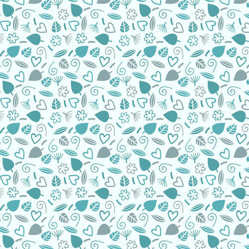 LOVELY FLORAL PATTERN X 0.14 Mural by Amir Faysal