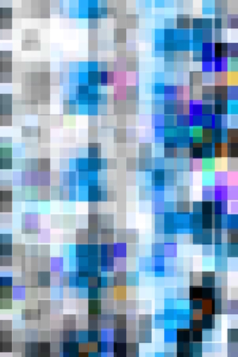 graphic design pixel geometric square pattern abstract background in blue purple pink Mural by Timmy333