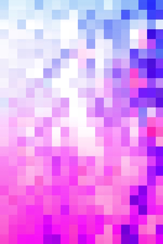 geometric pixel square pattern abstract background in pink purple blue Mural by Timmy333