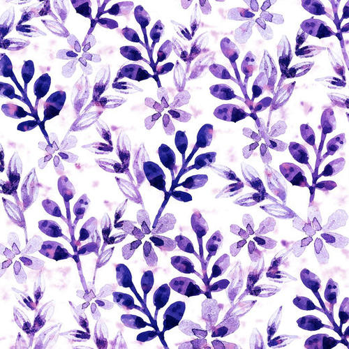 Watercolor Floral X 0.3 Mural by Amir Faysal