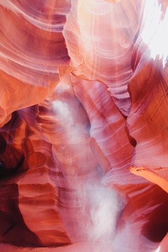 Light in the sandstone cave at Antelope Canyon Arizona USA Mural by Timmy333