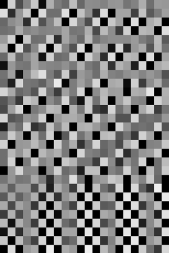 graphic design pixel geometric square pattern abstract background in black and white Mural by Timmy333