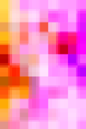 geometric pixel square pattern abstract background in pink purple yellow Mural by Timmy333