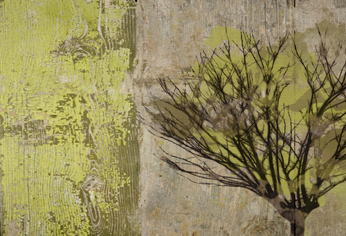 Tree at Twilight Mural by Irena Orlov