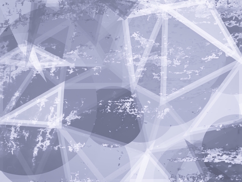 geometric triangle and circle shape abstract background in black and white Mural by Timmy333