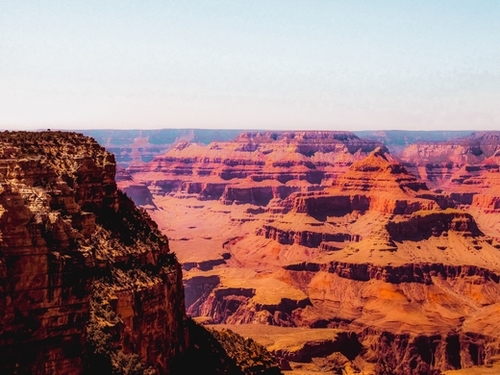 desert in summer at Grand Canyon national park, Arizona, USA Mural by Timmy333