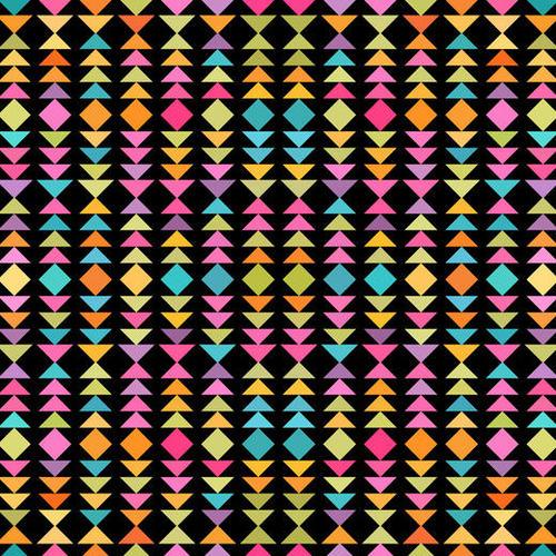 Lovely Geometric Pattern Mural by Amir Faysal