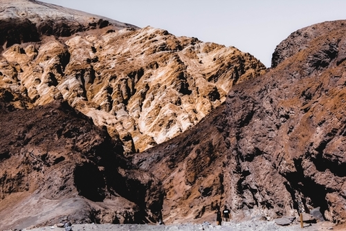 Desert mountain at Death Valley national park, California, USA Mural by Timmy333