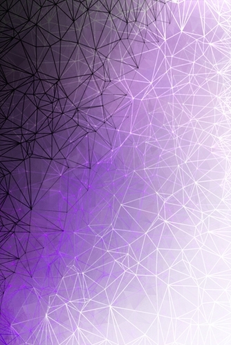 fractal graphic design geometric line pattern abstract background in purple Mural by Timmy333