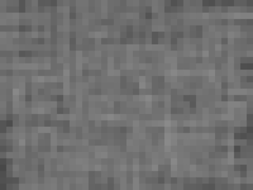 black geometric square pixel pattern abstract background in black and white Mural by Timmy333
