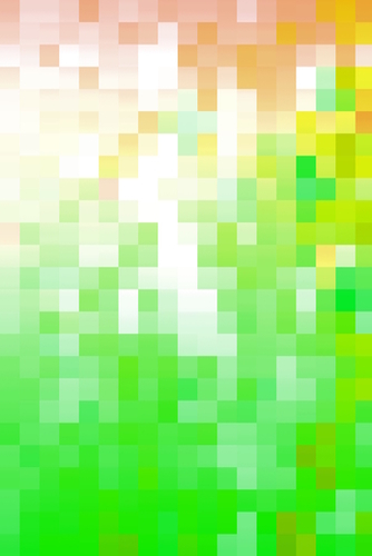 geometric pixel square pattern abstract background in green brown Mural by Timmy333