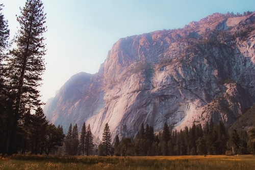 mountain at Yosemite national park California USA Mural by Timmy333