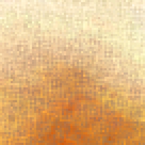 graphic design geometric pixel square pattern abstract in brown Mural by Timmy333