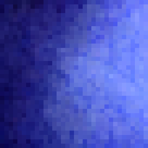 graphic design geometric pixel square pattern abstract background in blue Mural by Timmy333