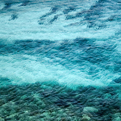 Just Blue Mural by Salvatore Russolillo