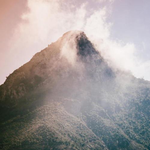 Mountains in the background XIX Mural by Salvatore Russolillo