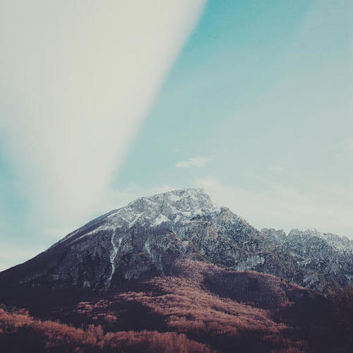 Mountains in the background XIII Mural by Salvatore Russolillo