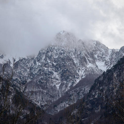 Mountains in the background XII Mural by Salvatore Russolillo