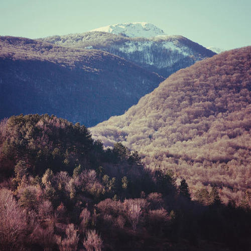 Mountains in the background XIV Mural by Salvatore Russolillo