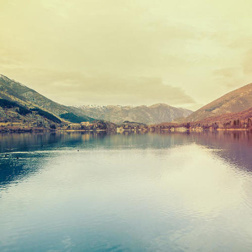 A beautiful lake Mural by Salvatore Russolillo