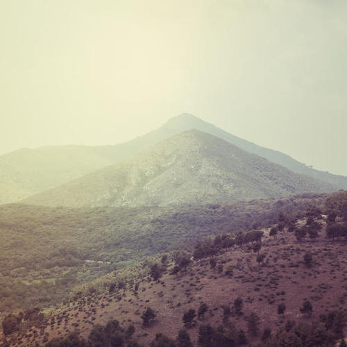 Mountains in the background III Mural by Salvatore Russolillo