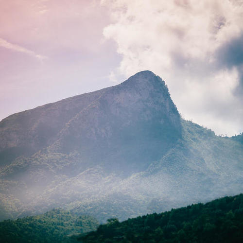 Mountains in the background XV Mural by Salvatore Russolillo