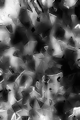 geometric painting texture abstract background in black and white Mural by Timmy333
