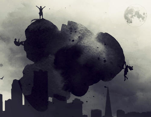 Cloudwatchers Mural by inkycubans