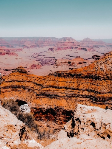 desert layer at Grand Canyon national park, Arizona, USA Mural by Timmy333