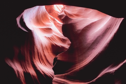 Cave in the desert at Antelope Canyon Arizona USA Mural by Timmy333