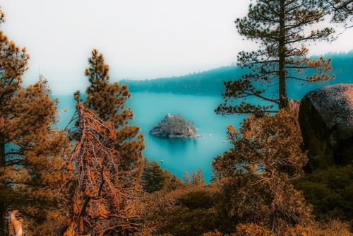 At Emerald Bay Lake Tahoe California USA Mural by Timmy333