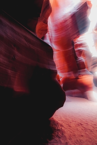 Sandstone cave abstract at Antelope Canyon Arizona USA Mural by Timmy333