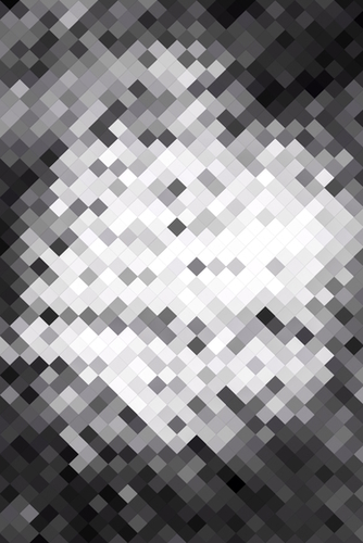 graphic design pixel geometric square pattern abstract background in black and white Mural by Timmy333