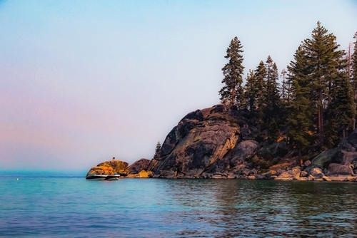 At Emerald bay Lake Tahoe California USA Mural by Timmy333