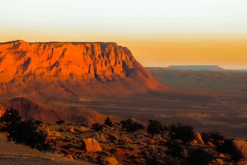Summer desert with mountain view in Utah USA Mural by Timmy333