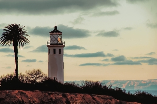 Lighthouse at Point Vicente Lighthouse California USA Mural by Timmy333