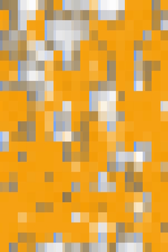 geometric pixel square pattern abstract background in yellow blue Mural by Timmy333