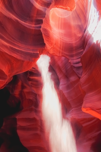 Light in the sandstone cave at Antelope Canyon Arizona USA Mural by Timmy333