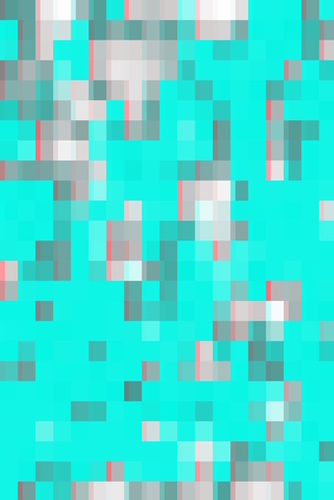 geometric pixel square pattern abstract background in blue Mural by Timmy333