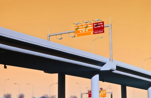 Vegas Flyover Mural by Louis Loizou
