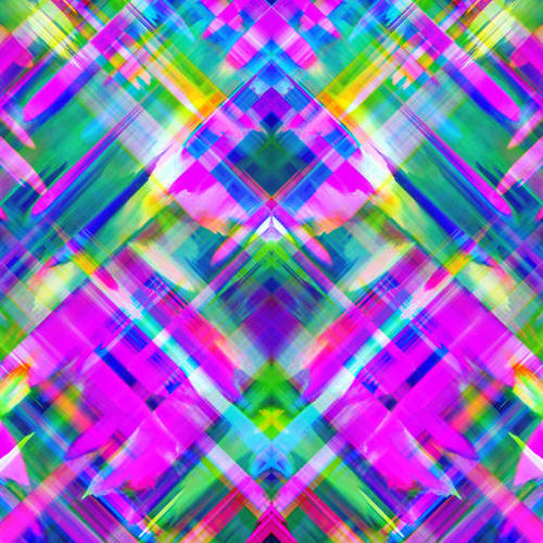 Colorful digital art splashing G469 Mural by MedusArt