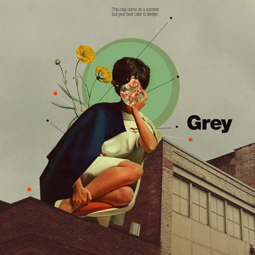 Grey Mural by Frank Moth