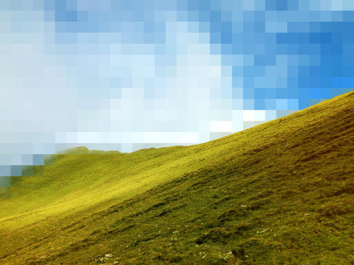 High compression clouds Mural by fokafoka
