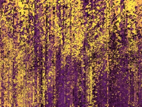 geometric triangle shape abstract background in brown and purple Mural by Timmy333