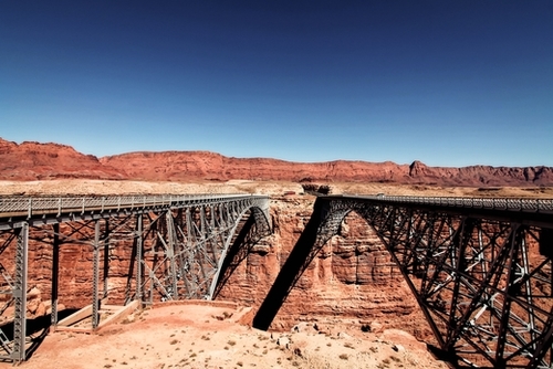 bridge in the desert at Utah, USA Mural by Timmy333